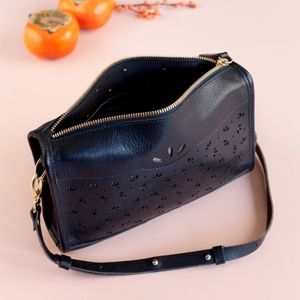 Des Petits Hauts navy margotte purse with gold EUC